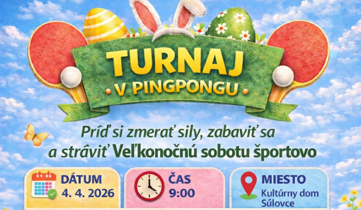 Fotka - Pingpongový Turnaj - 04.04. sobota 9:00